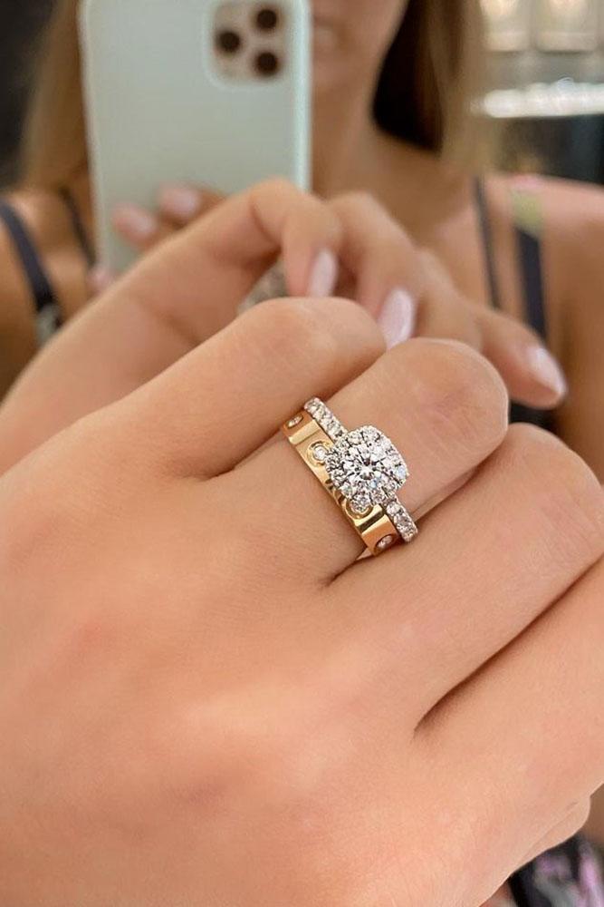 rose gold engagement rings unique wedding rings diamond engagement rings unique bridal sets