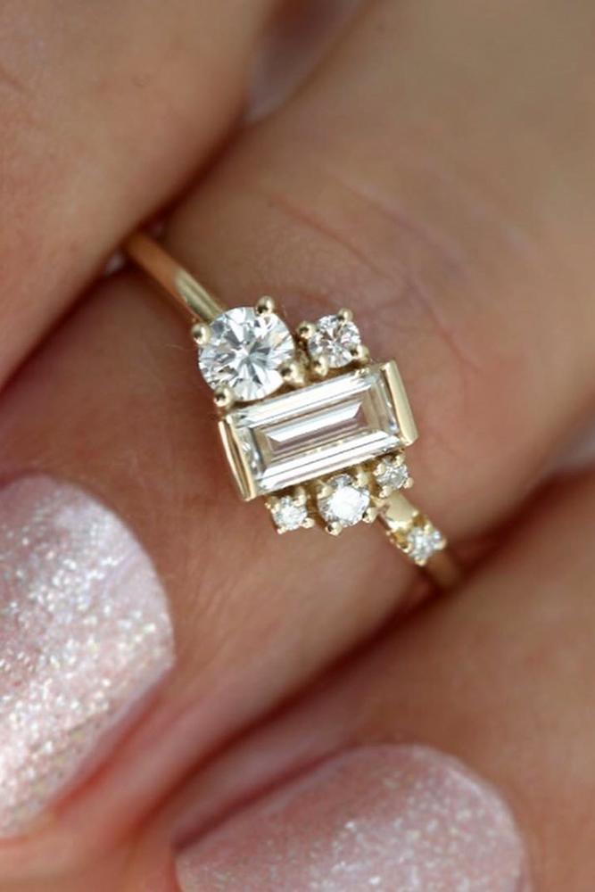 unique engagement rings rose gold engagement rings modern engagement rings