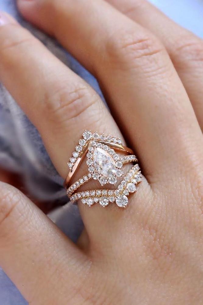 vintage engagement rings rose gold engagement rings unique engagement rings gemstone rings
