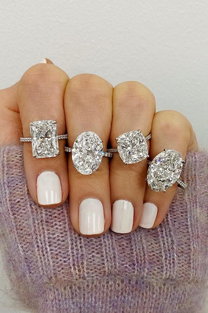 white gold engagement rings solitaire engagement rings best engagement rings round cut engagement rings