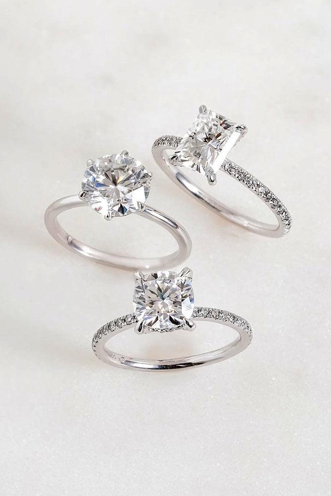 white gold engagement rings solitaire engagement rings diamond engagement rings