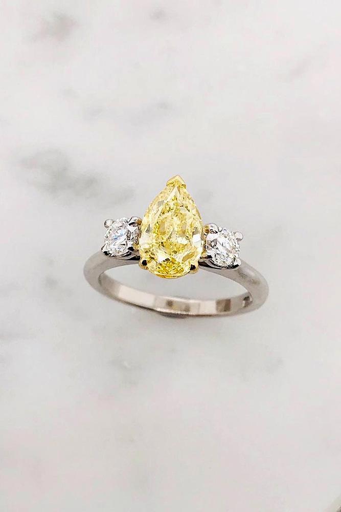pear shaped engagement rings white gold engagement ring diamond ring