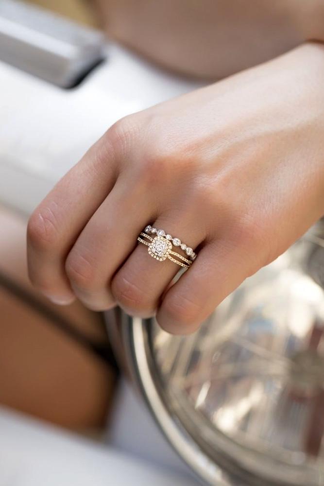 diamond wedding rings rose gold wedding ring sets round diamond rings bridal sets