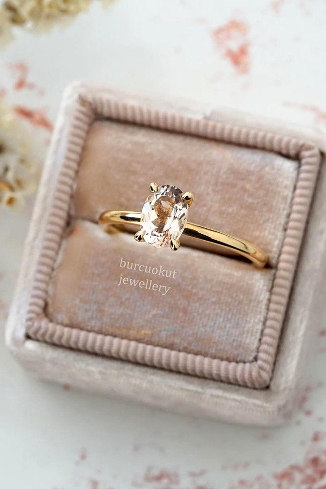 morganite engagement rings rose gold engagement rings oval cut rings