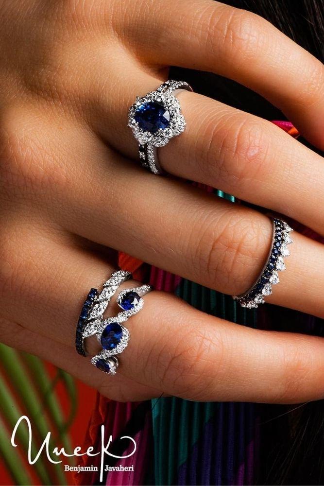 vintage wedding rings with gemstones2