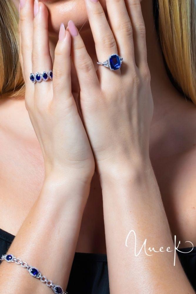 vintage wedding rings with gemstones