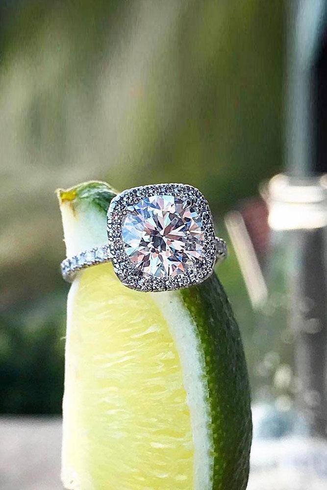 diamond engagement rings white gold engagement rings halo rings cushion cut rings