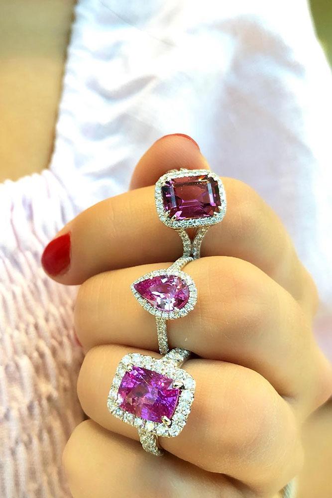 diamond engagement rings white gold engagement rings halo rings ruby rings