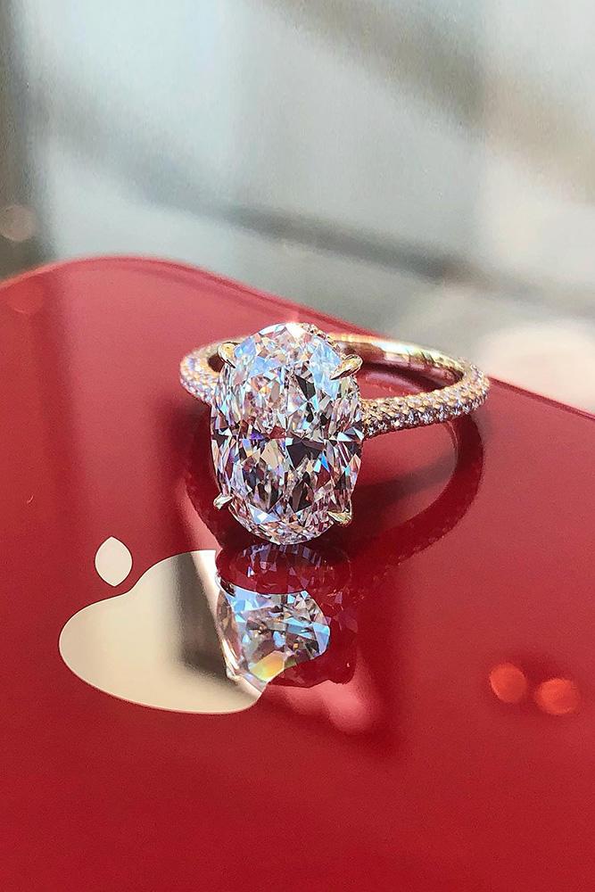 oval engagement rings solitaire engagement rings diamond rings