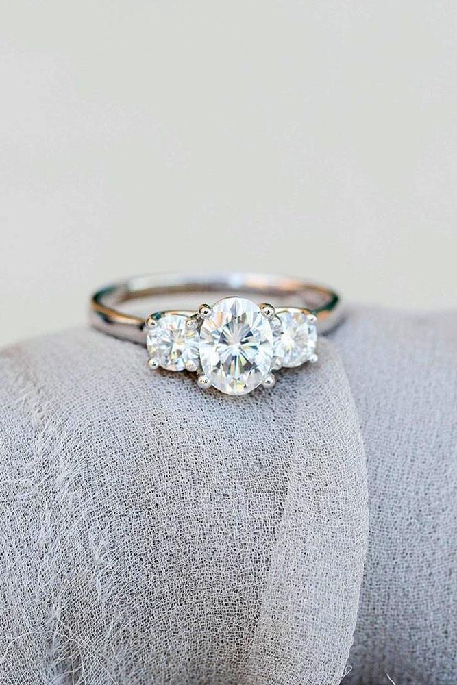oval engagement rings three stone rings diamond rings white gold ring