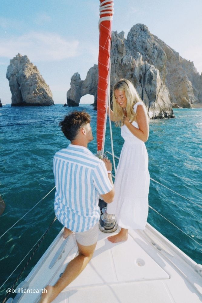 summer proposal ideas proposal on the boat brilliantearth