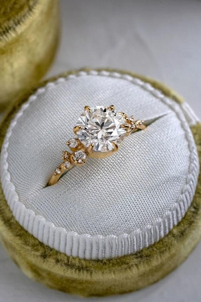unique engagement rings rose gold engagement rings round cut ring ring boxes