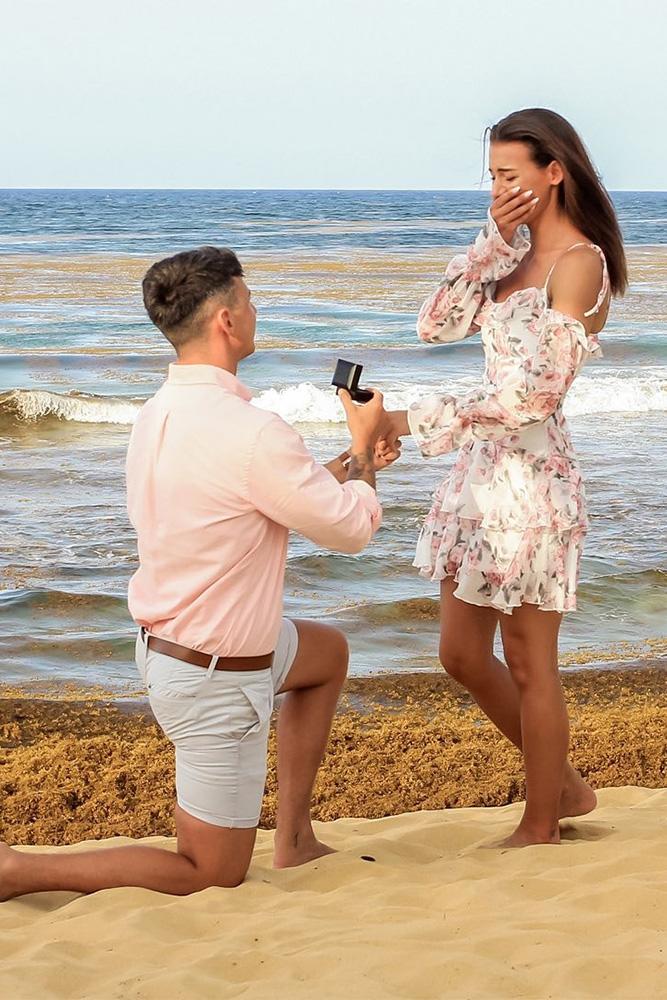 beach proposal dress