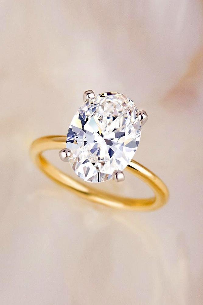 oval engagement rings rose gold engagement rings solitaire rings