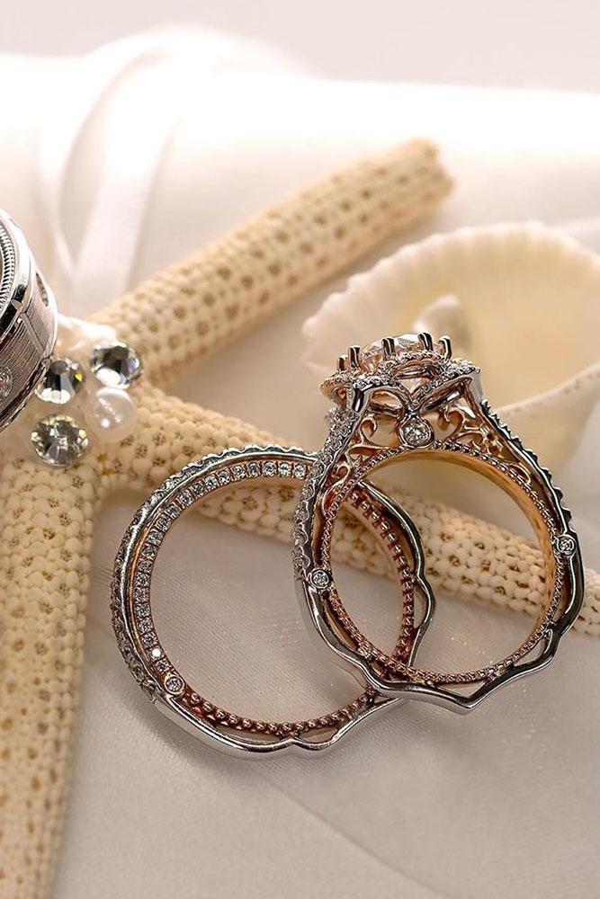 verragio engagement rings halo ring round cut diamond unique ring