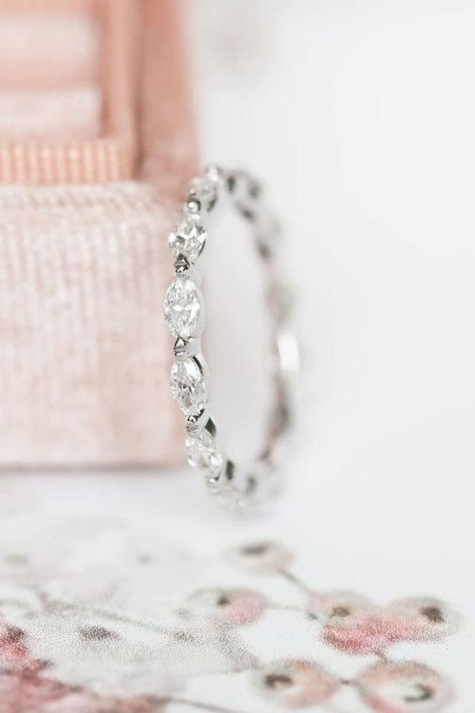 bridal sets unique wedding rings white gold wedding bands eternity diamond ring