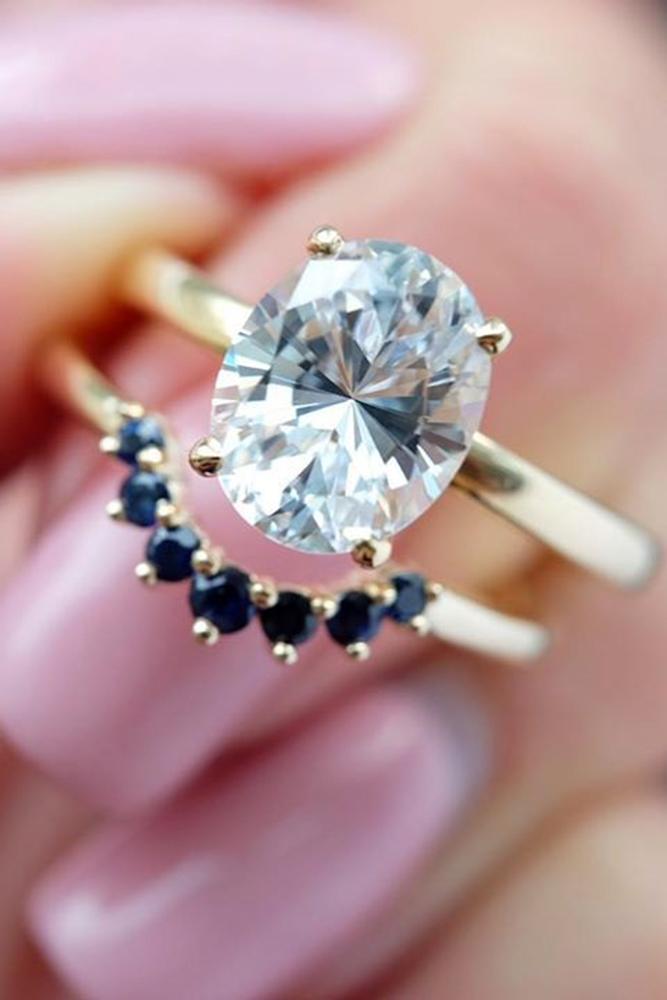 sapphire engagement rings oval cut rings wedding ring