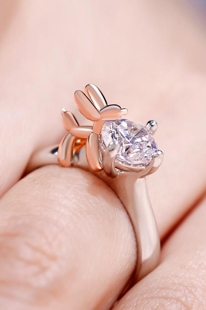 unique engagemen rings two tone engagement rings animal engagement rings best ring