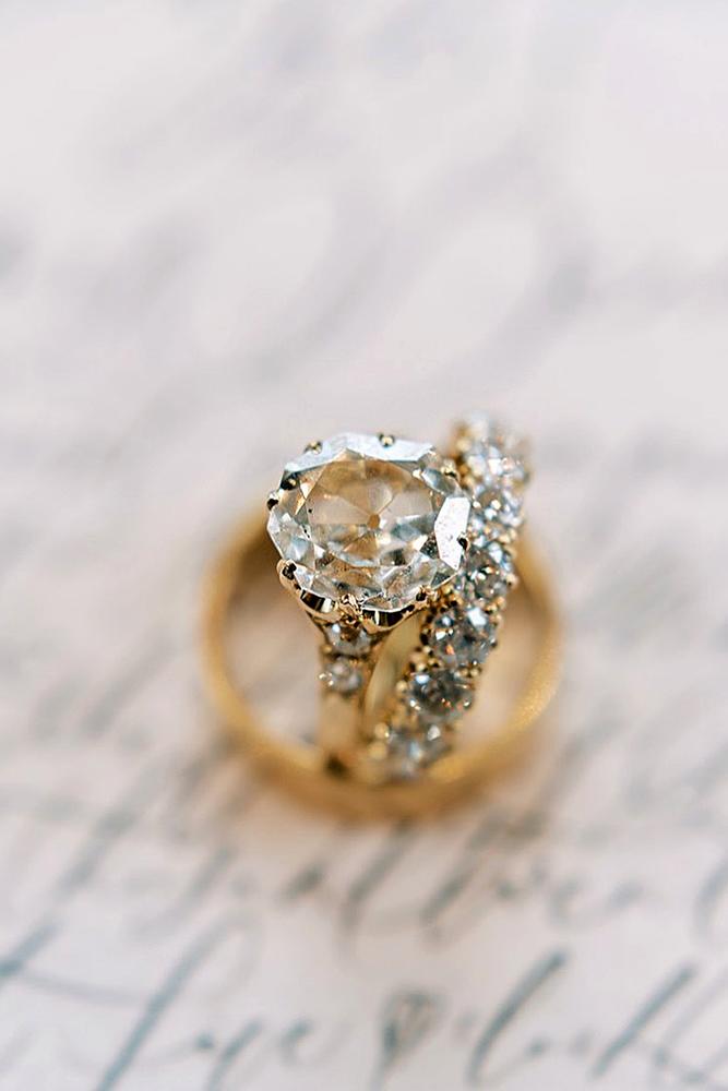 vintage engagement rings rose gold engagement rings unique wedding ring