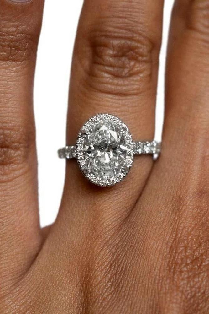 oval engagement rings white gold engagement rings halo ring