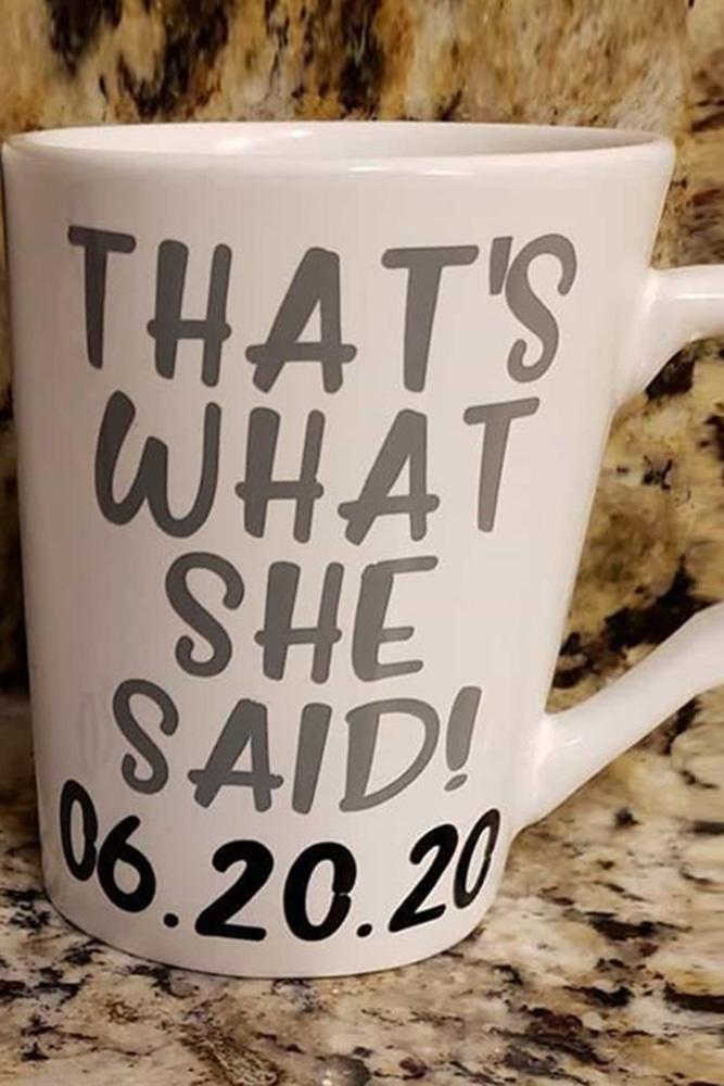save the date ideas save the proposal date engagement photos cup