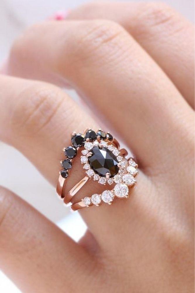 unique wedding rings with black diamonds1