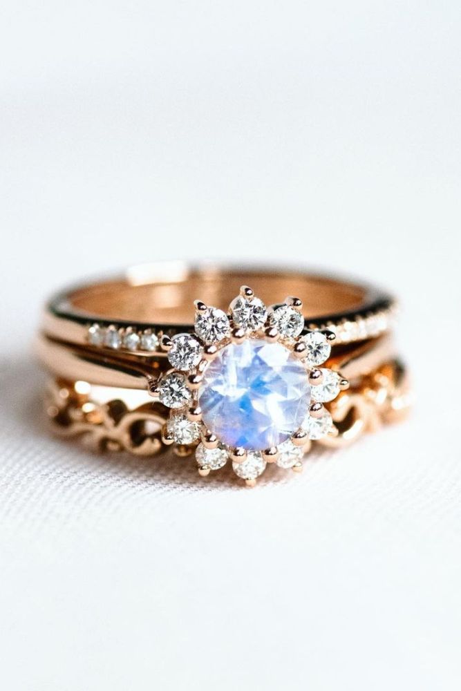 wedding ring sets in rose gold1