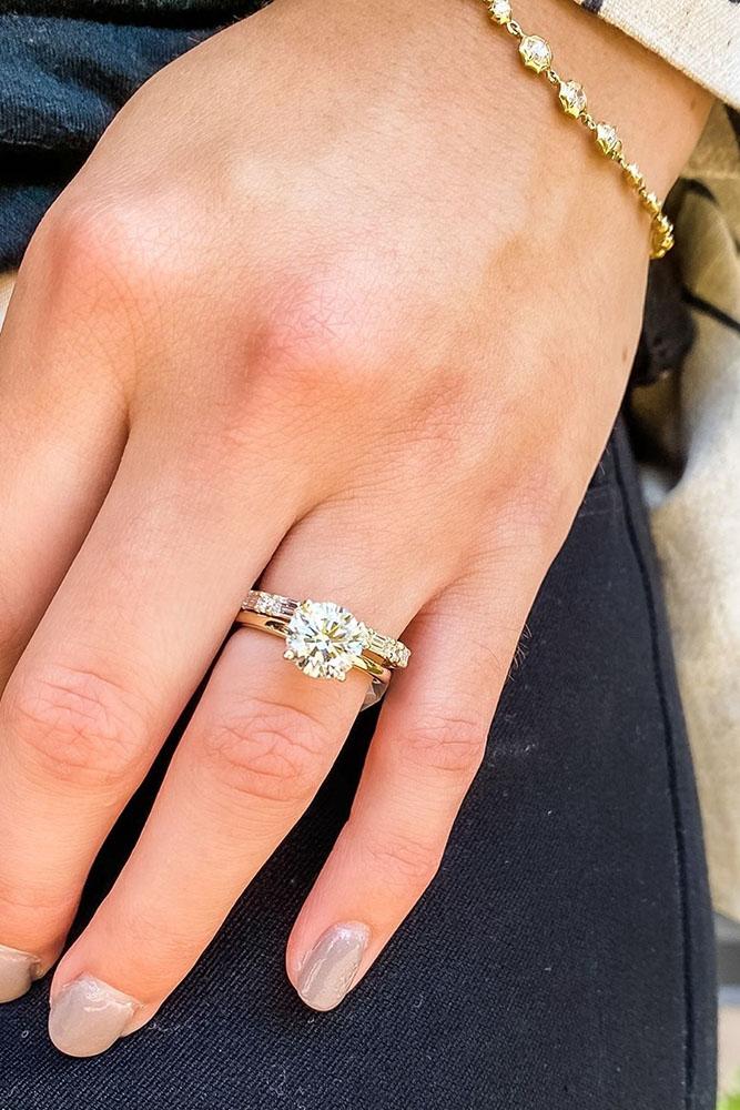 diamond engagement rings round cut engagement rings simple engagement rings