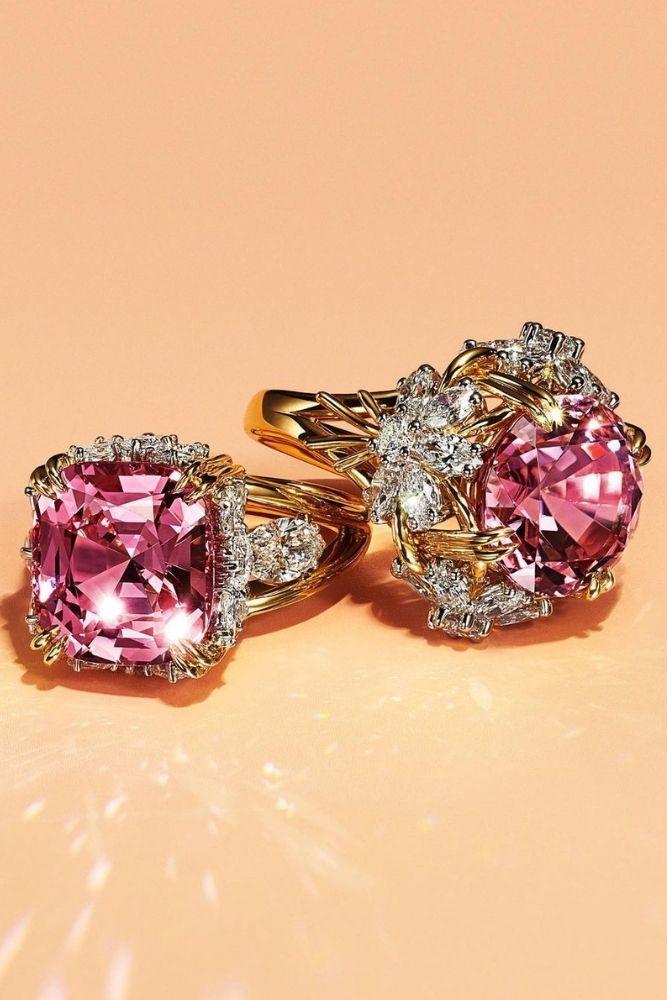 tiffany engagement rings with gemstones