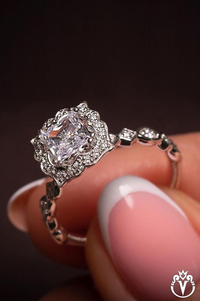 verragio engagement rings round cut diamond ring white gold ring