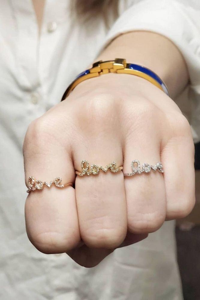 wedding rings set unique stackable wedding rings1
