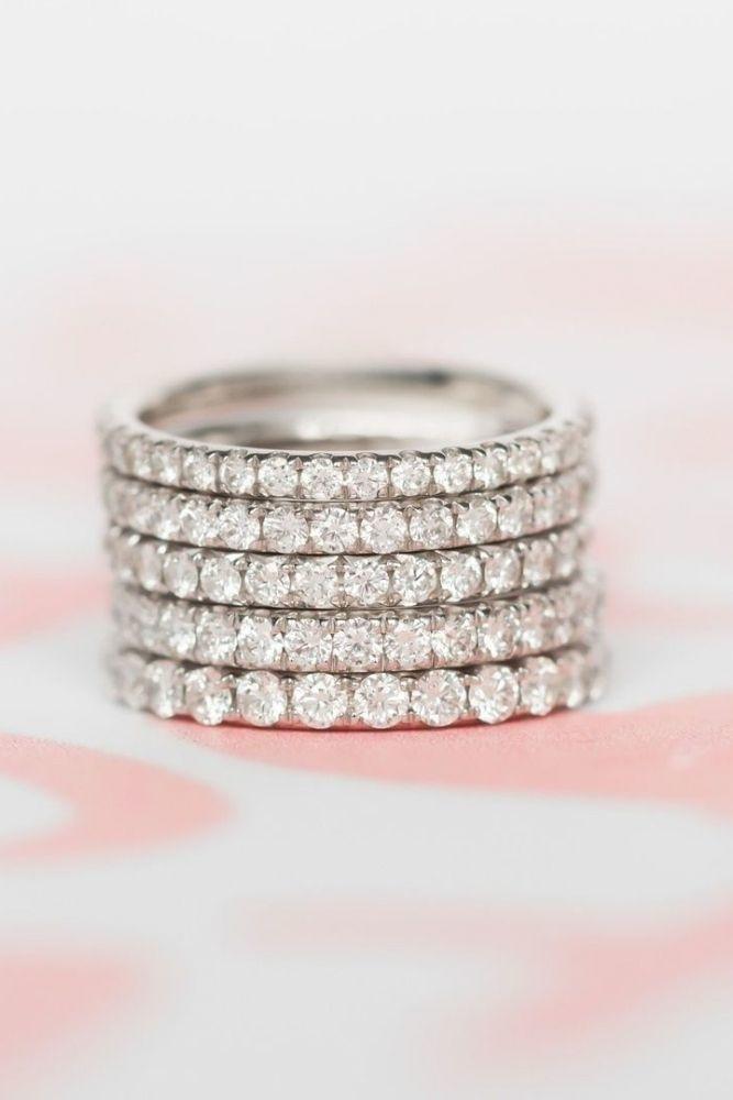diamond engagement rings diamond wedding bands in white gold1