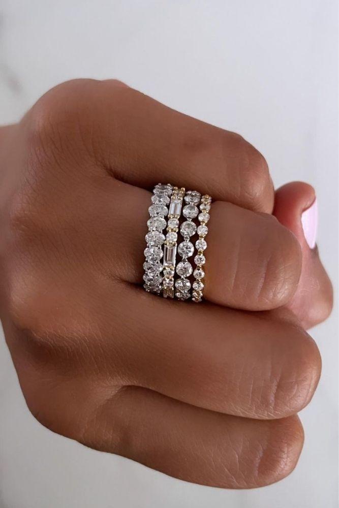 diamond engagement rings diamond wedding bands in white gold