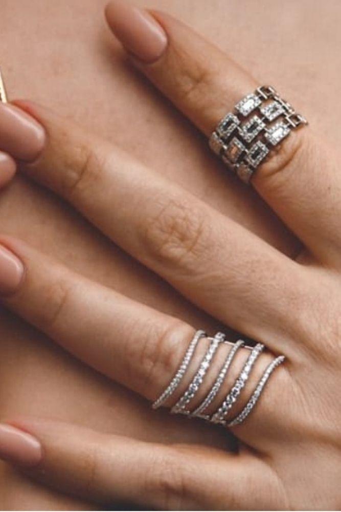 diamond engagement rings diamond wedding bands in white gold3