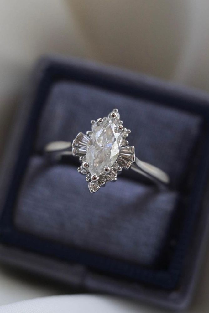 diamond engagement rings marquise rings