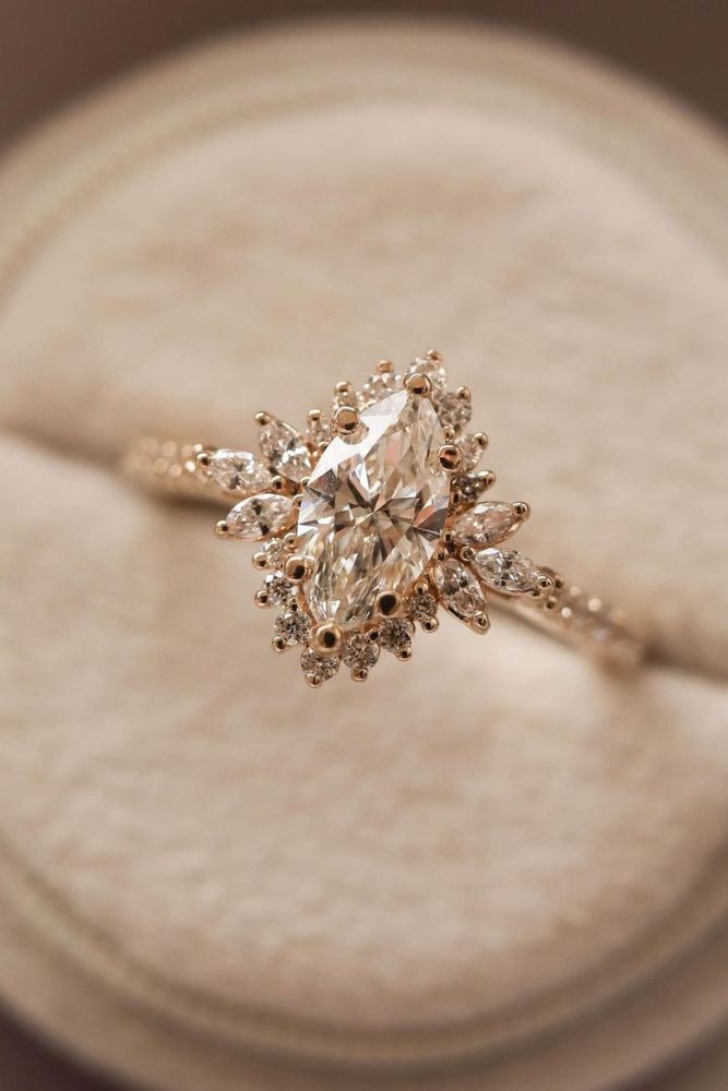 diamond engagement rings marquise rings