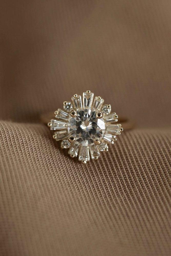 diamond engagement rings round rings