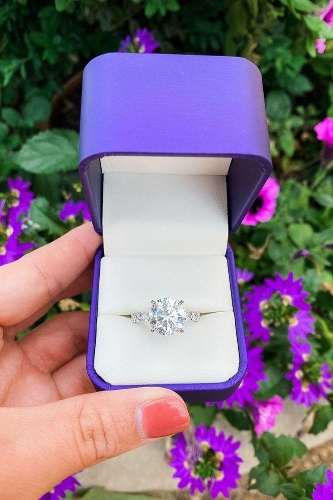 diamond engagement rings stunning round diamond engagement rings