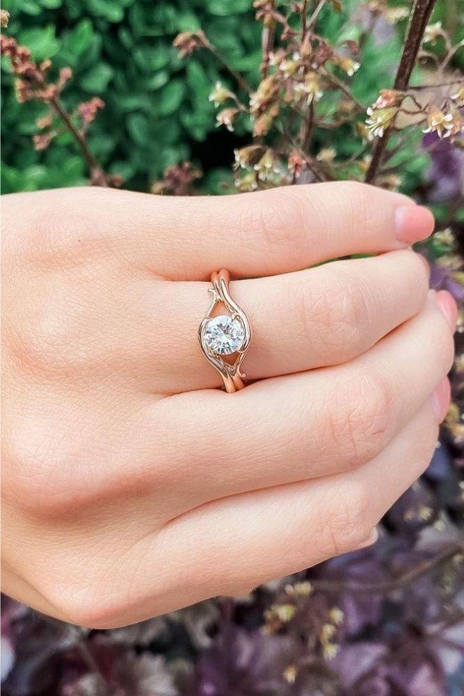 diamond engagement rings stunning round diamond engagement rings1