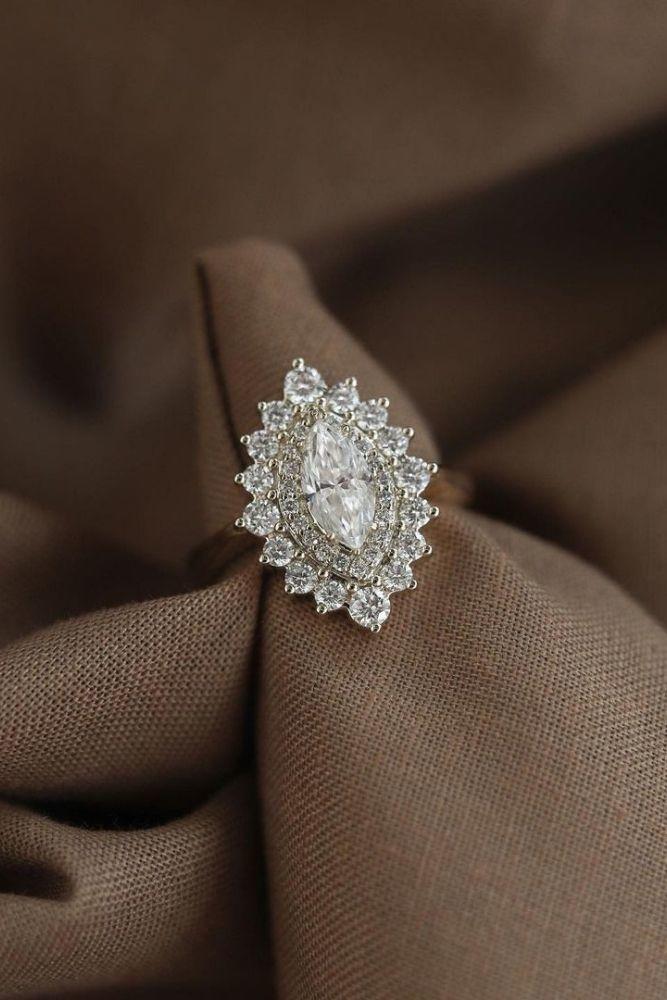 diamond engagement rings stylish marquise cut engagement rings1