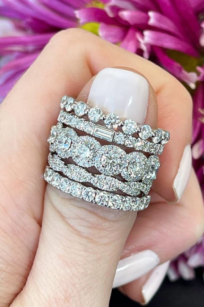 diamond engagement rings wedding bands