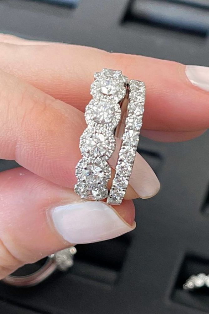 diamond engagement rings wedding bands
