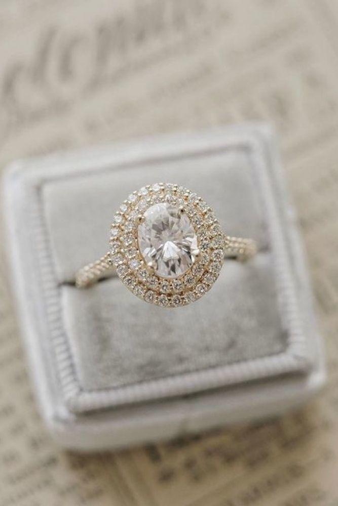 oval engagement rings halo engagement rings