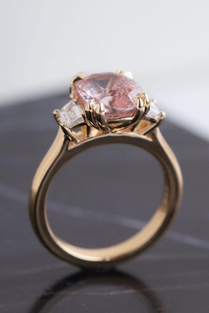 oval engagement rings in rose gold rings1