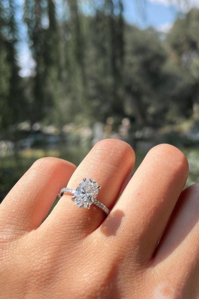 oval engagement rings simple engagement rings2