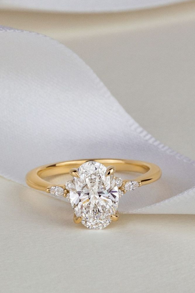 oval engagement rings simple rings