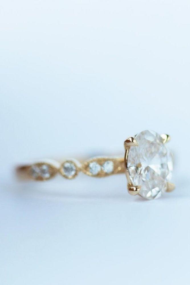 oval engagement rings simple rings1