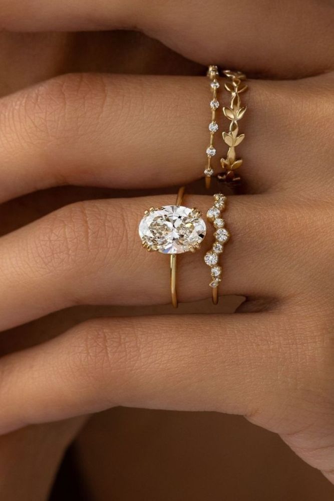 oval engagement rings simple rings