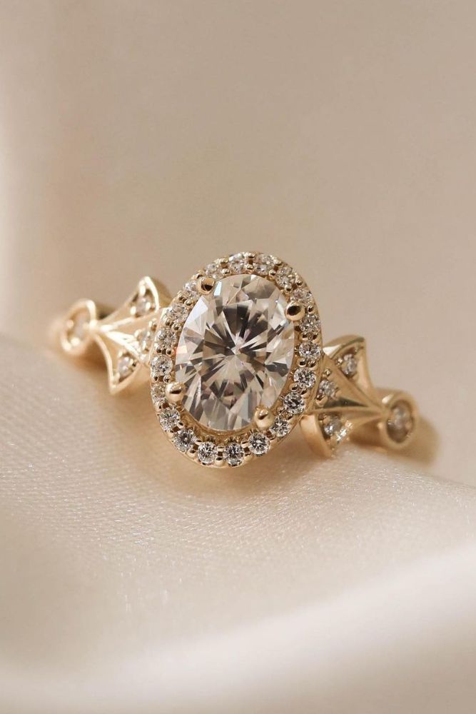 oval engagement rings vintage rings