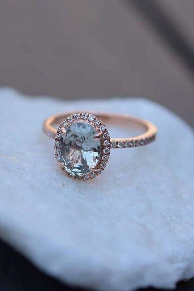 oval engagement rings with colored gemstones1